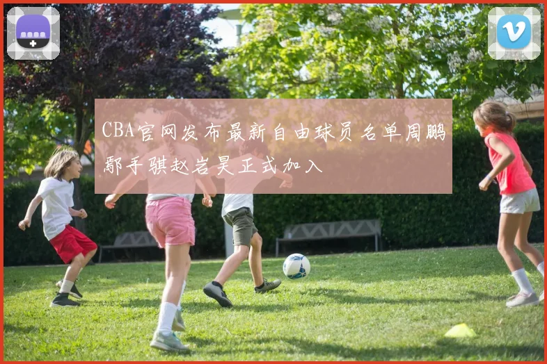 CBA官网发布最新自由球员名单周鹏鄢手骐赵岩昊正式加入